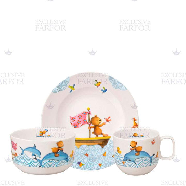 Набор из 3 предметов коллекции Happy as a Bear бренда VB