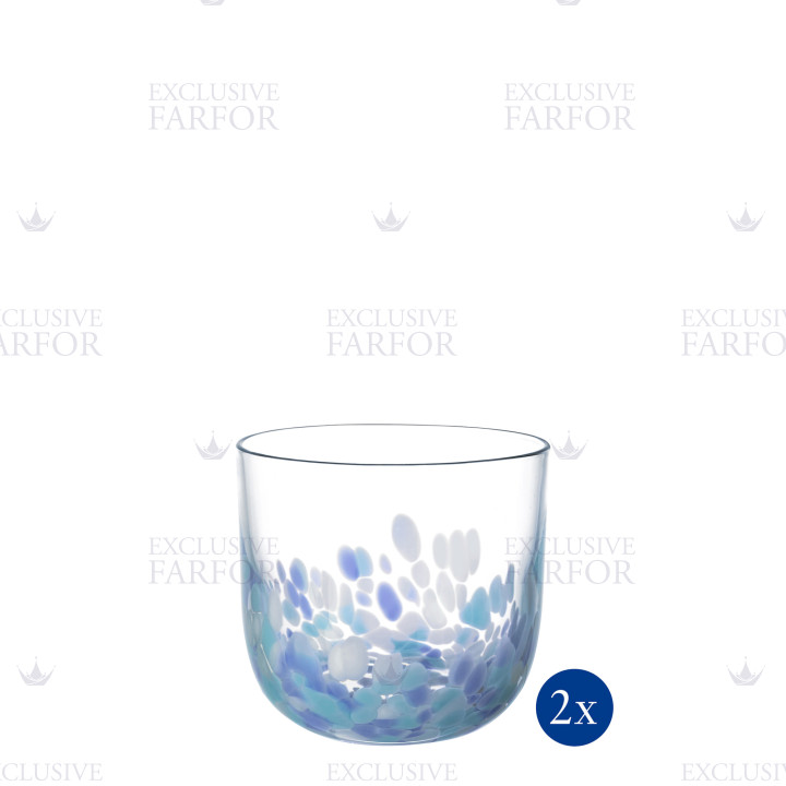 Стакан для воды 0,2л, 2шт. коллекции Like Confetti Aqua бренда VB