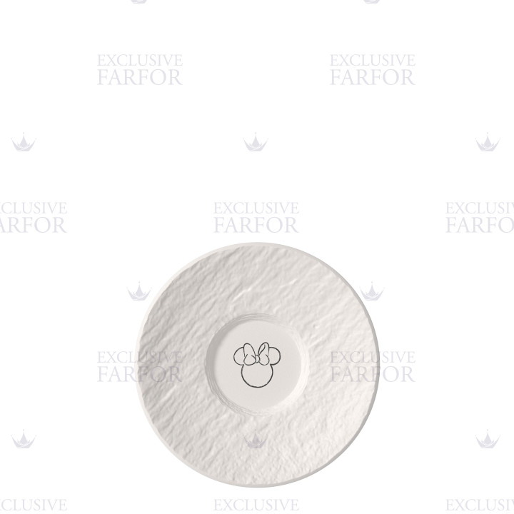 Блюдце для чашки эспрессо 12см коллекции Manufacture Rock Blanc - Mickey Mouse бренда VB