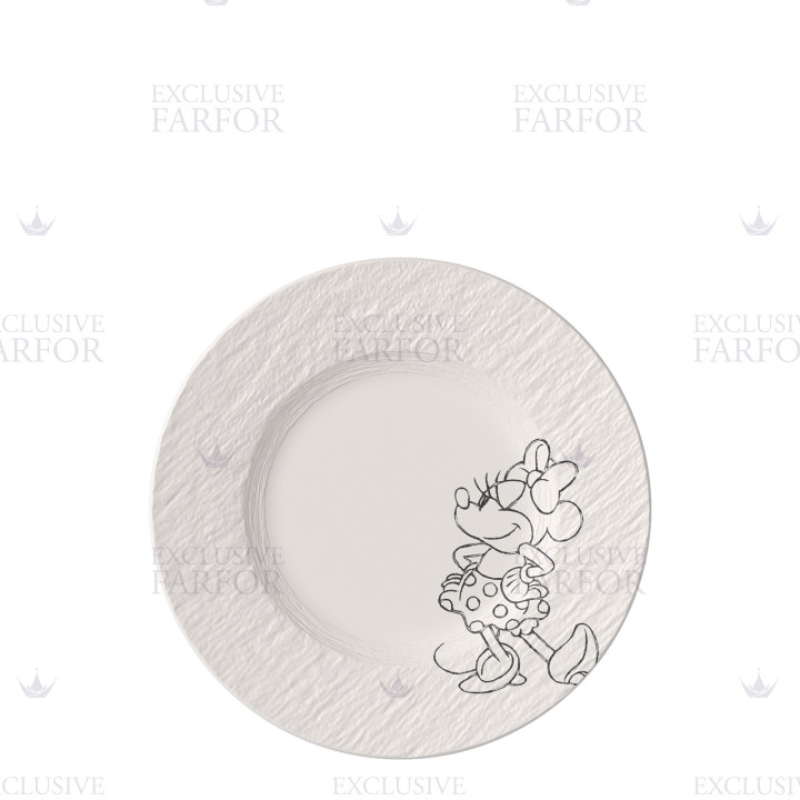 Тарелка закусочная 21,7см коллекции Manufacture Rock Blanc - Mickey Mouse бренда VB