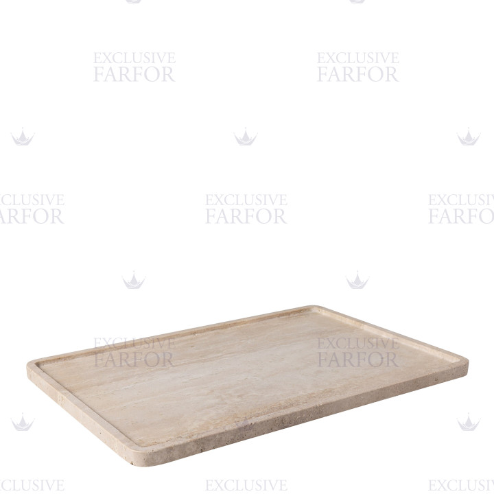 Блюдо сервировочное 40,5х28см коллекции Manufacture Travertine бренда VB