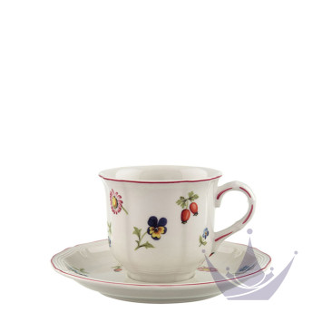 Чашка кофейная с блюдцем 0,12л коллекции Petite Fleur бренда VB