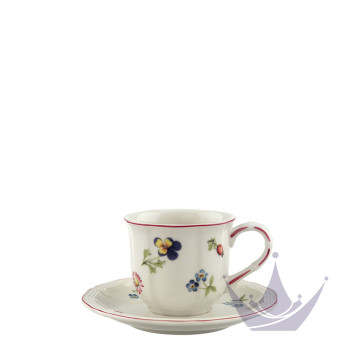Чашка эспрессо с блюдцем 0,08л коллекции Petite Fleur бренда VB