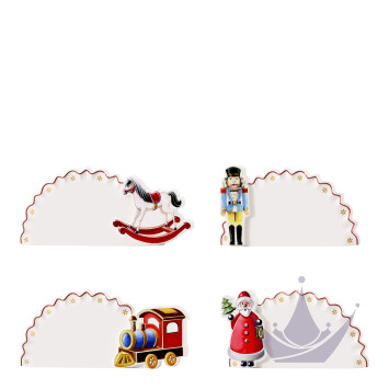Карточка для стола 10см, 4шт. коллекции Toy‘s Delight бренда VB
