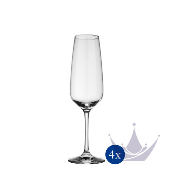 Бокал для шампанского 0,12л, 4шт. коллекции Voice Basic Glas бренда VB