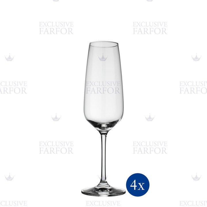 Бокал для шампанского 0,12л, 4шт. коллекции Voice Basic Glas бренда VB