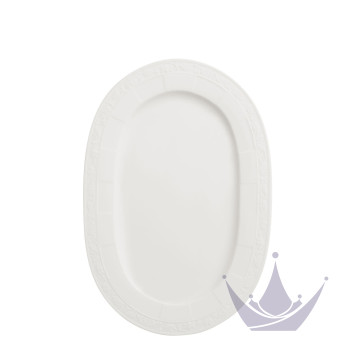 Блюдо овальное 35см коллекции White Pearl бренда VB