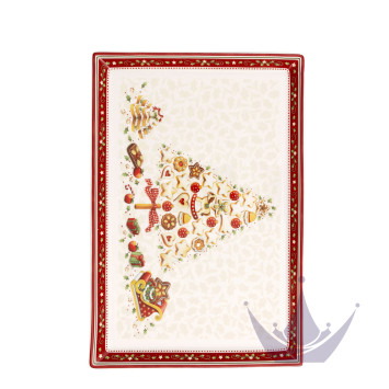 Блюдо для выпечки прямоугольное 39x26,5см коллекции Winter Bakery Delight бренда VB