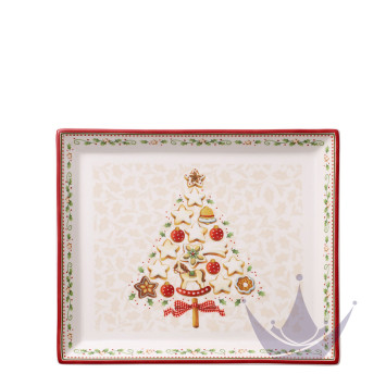 Блюдо для выпечки прямоугольное 27x22,5см коллекции Winter Bakery Delight бренда VB