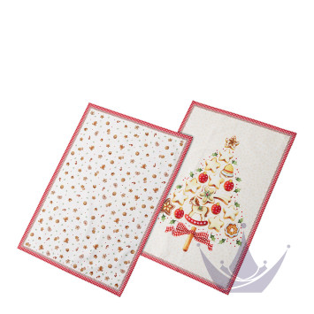 Полотенце кухонное 50x70см, 2шт. коллекции Winter Bakery Delight бренда VB