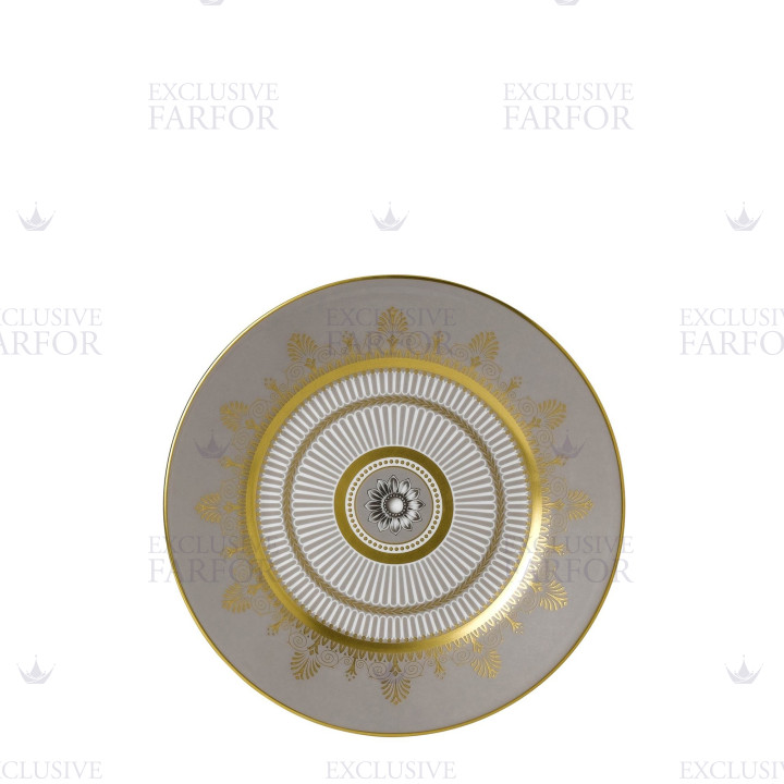 Тарелка закусочная 20см коллекции Anthemion Grey бренда Wedgwood