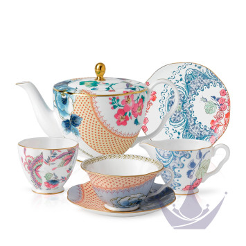 Чайный сервиз на 4 персоны коллекции Butterfly Bloom бренда Wedgwood