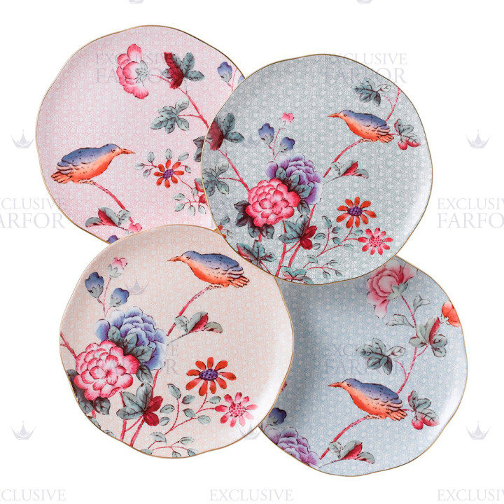 Тарелка закусочная 21см, 4шт. коллекции Cuckoo бренда Wedgwood