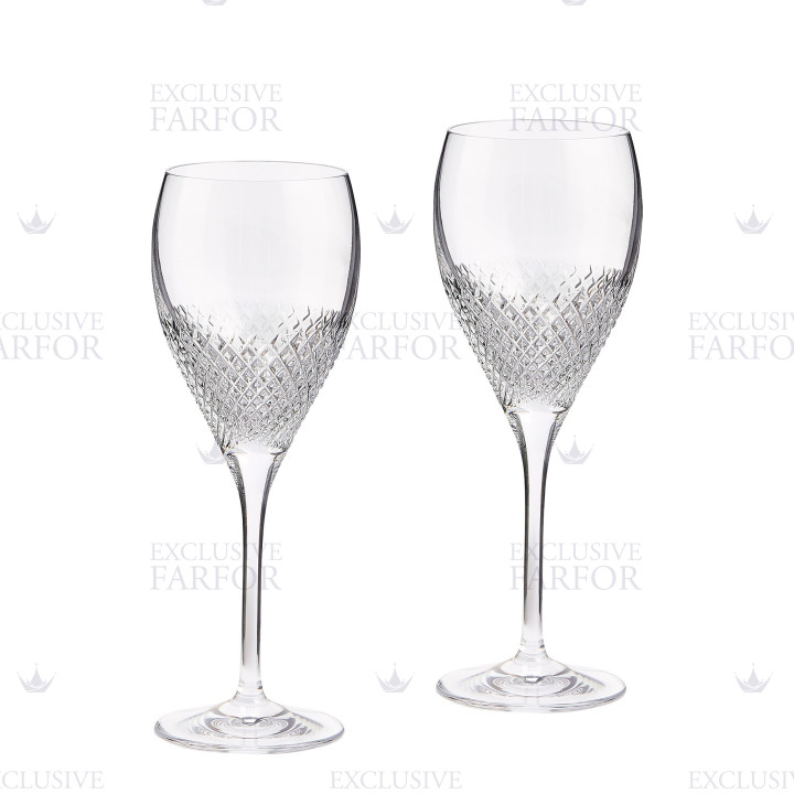 Бокал 280мл, 2шт. коллекции Vera Wang - Diamond Mosaic бренда Wedgwood