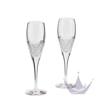 Флюте для шампанского 155мл, 2шт. коллекции Vera Wang - Diamond Mosaic бренда Wedgwood
