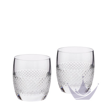 Стакан тумблер 260мл, 2шт. коллекции Vera Wang - Diamond Mosaic бренда Wedgwood