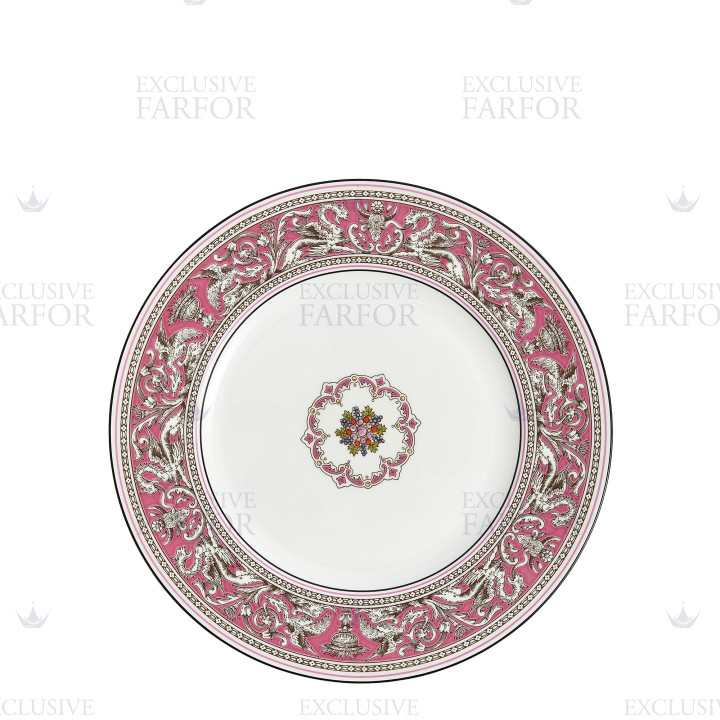 Тарелка главная 27см коллекции Florentine Fuchsia бренда Wedgwood