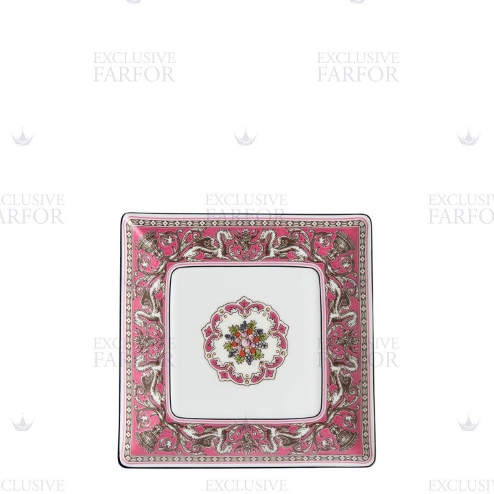 Чаша квадратная 14,5см коллекции Florentine Fuchsia бренда Wedgwood