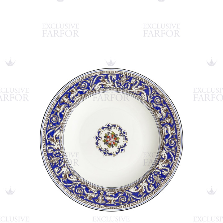 Тарелка суповая 23см коллекции Florentine Marine бренда Wedgwood