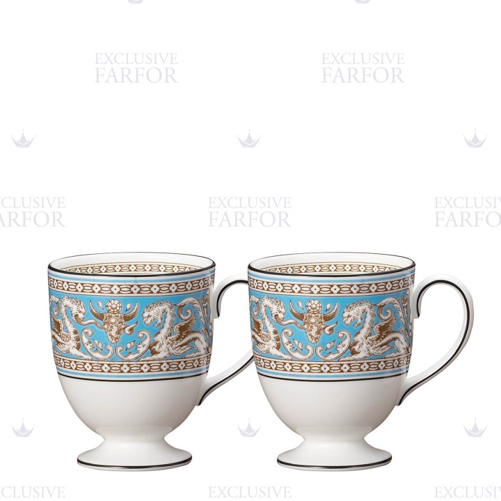 Кружка 270мл, 2шт. коллекции Florentine Turquoise бренда Wedgwood