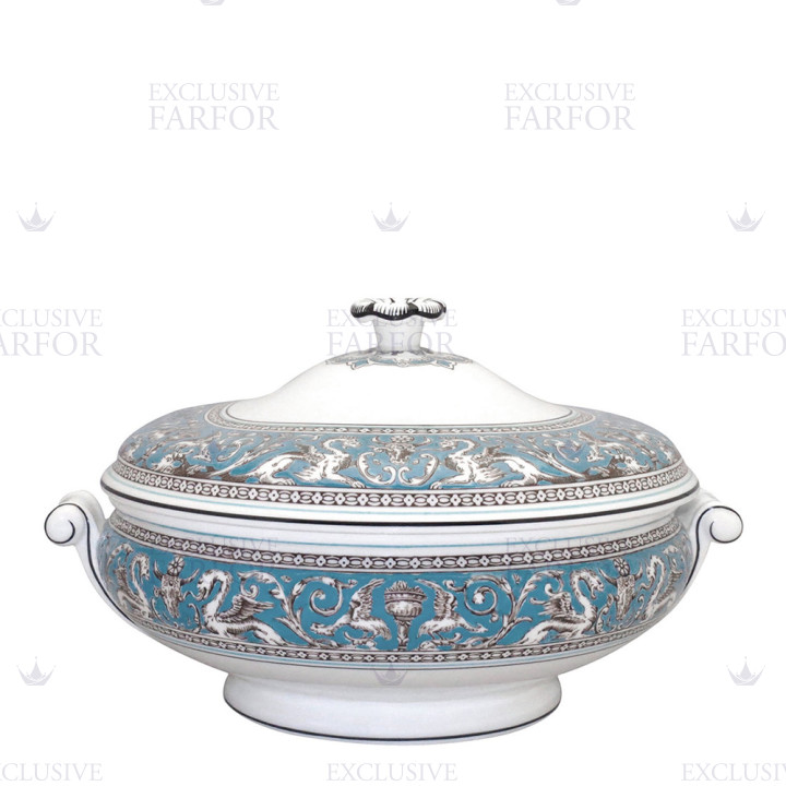 Рагушница 42,5см коллекции Florentine Turquoise бренда Wedgwood
