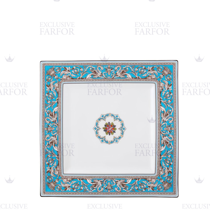 Чаша квадратная 28см коллекции Florentine Turquoise бренда Wedgwood