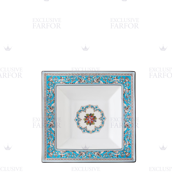 Чаша квадратная 18,5см коллекции Florentine Turquoise бренда Wedgwood