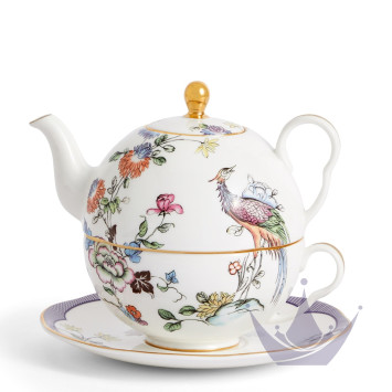Чайник с чашкой и блюдцем 550мл коллекции Fortune бренда Wedgwood