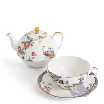 Чайник с чашкой и блюдцем 550мл коллекции Fortune бренда Wedgwood