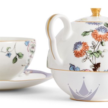 Чайник с чашкой и блюдцем 550мл коллекции Fortune бренда Wedgwood