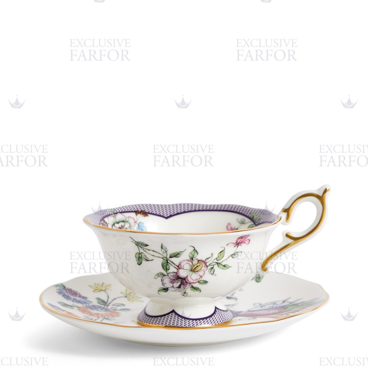 Чашка чайная с блюдцем 150мл коллекции Fortune бренда Wedgwood