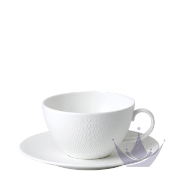 Чашка для завтрака с блюдцем 280мл коллекции Gio бренда Wedgwood