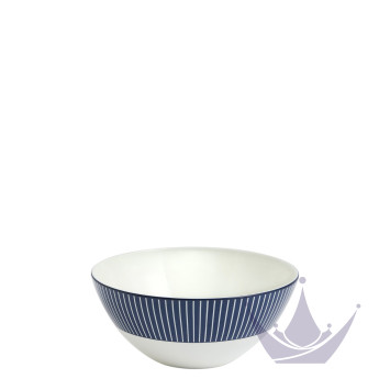 Чаша для мюсли 16см коллекции Gio Pinstripe Blue бренда Wedgwood