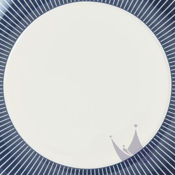 Тарелка закусочная 23,8см коллекции Gio Pinstripe Blue бренда Wedgwood