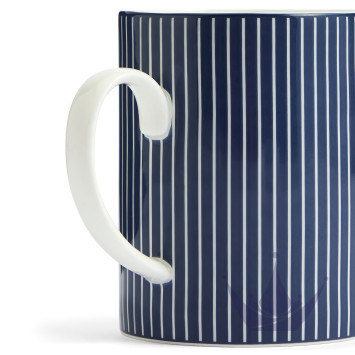 Кружка 340мл коллекции Gio Pinstripe Blue бренда Wedgwood
