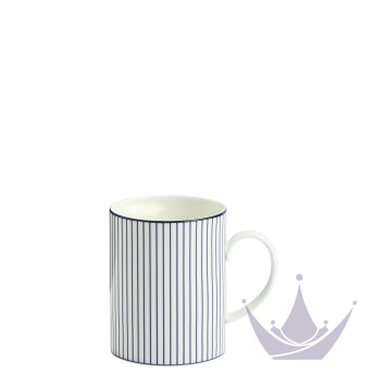 Кружка 340мл коллекции Gio Pinstripe White бренда Wedgwood