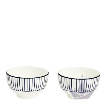 Набор чайный из 3 предметов коллекции Gio Pinstripe White бренда Wedgwood