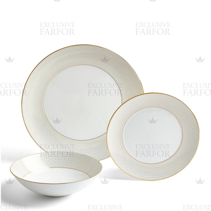 Набор из 12 предметов коллекции Gio Gold бренда Wedgwood