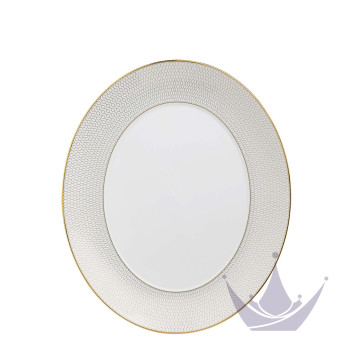 Блюдо овальное 33см коллекции Gio Gold бренда Wedgwood