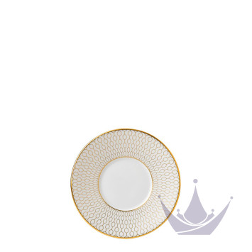Блюдце для чашки эспрессо коллекции Gio Gold бренда Wedgwood