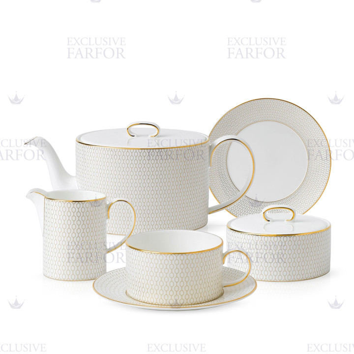 Чайный сервиз на 4 персоны коллекции Gio Gold бренда Wedgwood