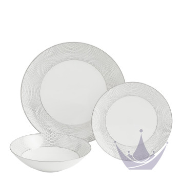 Набор из 12 предметов коллекции Gio Platinum бренда Wedgwood