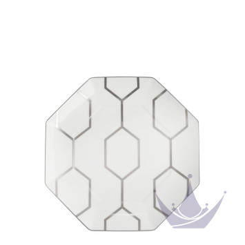 Тарелка 23см коллекции Gio Platinum бренда Wedgwood