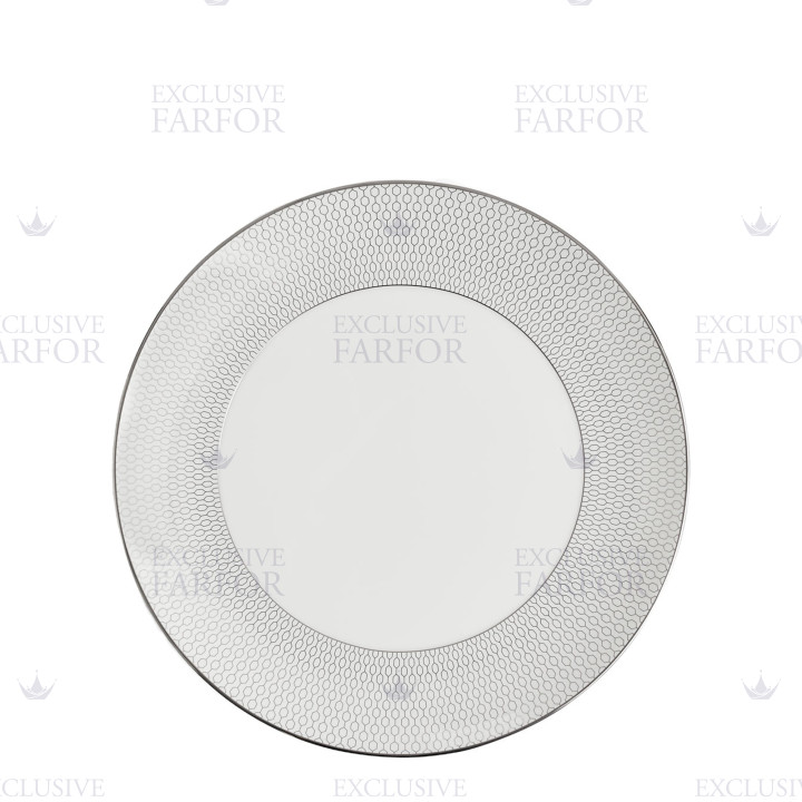 Тарелка главная 28см коллекции Gio Platinum бренда Wedgwood