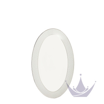 Блюдо овальное 26см коллекции Gio Platinum бренда Wedgwood