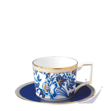 Чашка чайная с блюдцем 250мл коллекции Hibiscus бренда Wedgwood