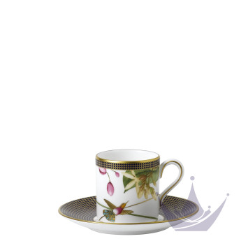 Чашка эспрессо с блюдцем 75мл коллекции Hummingbird бренда Wedgwood