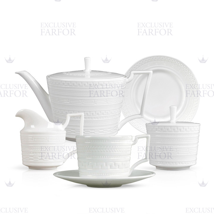 Чайный сервиз на 4 персоны коллекции Intaglio бренда Wedgwood