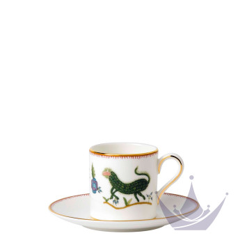 Чашка эспрессо с блюдцем 80мл коллекции Mythical Creatures бренда Wedgwood
