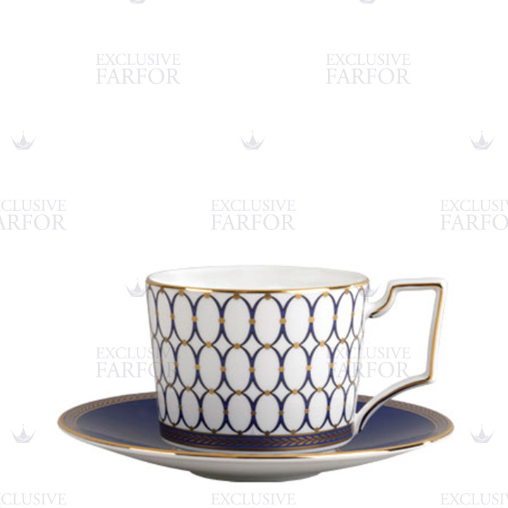 Чашка чайная с блюдцем 220мл коллекции Renaissance Gold бренда Wedgwood